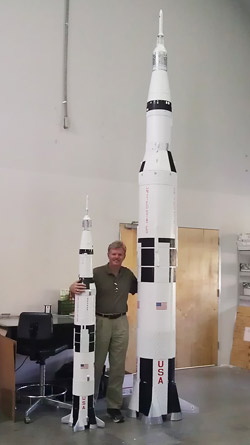 Saturn V model rockets